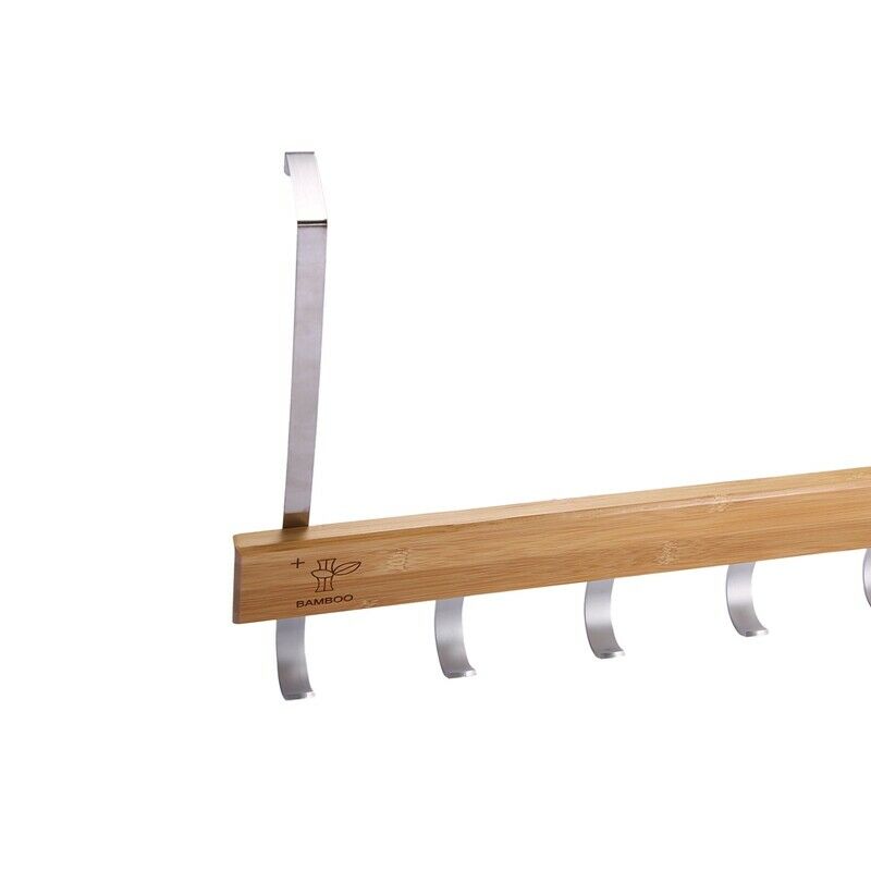 Over Door Hooks Multifunction Hanging Rack Wooden Coat Hanger Door Hook Rack WT1