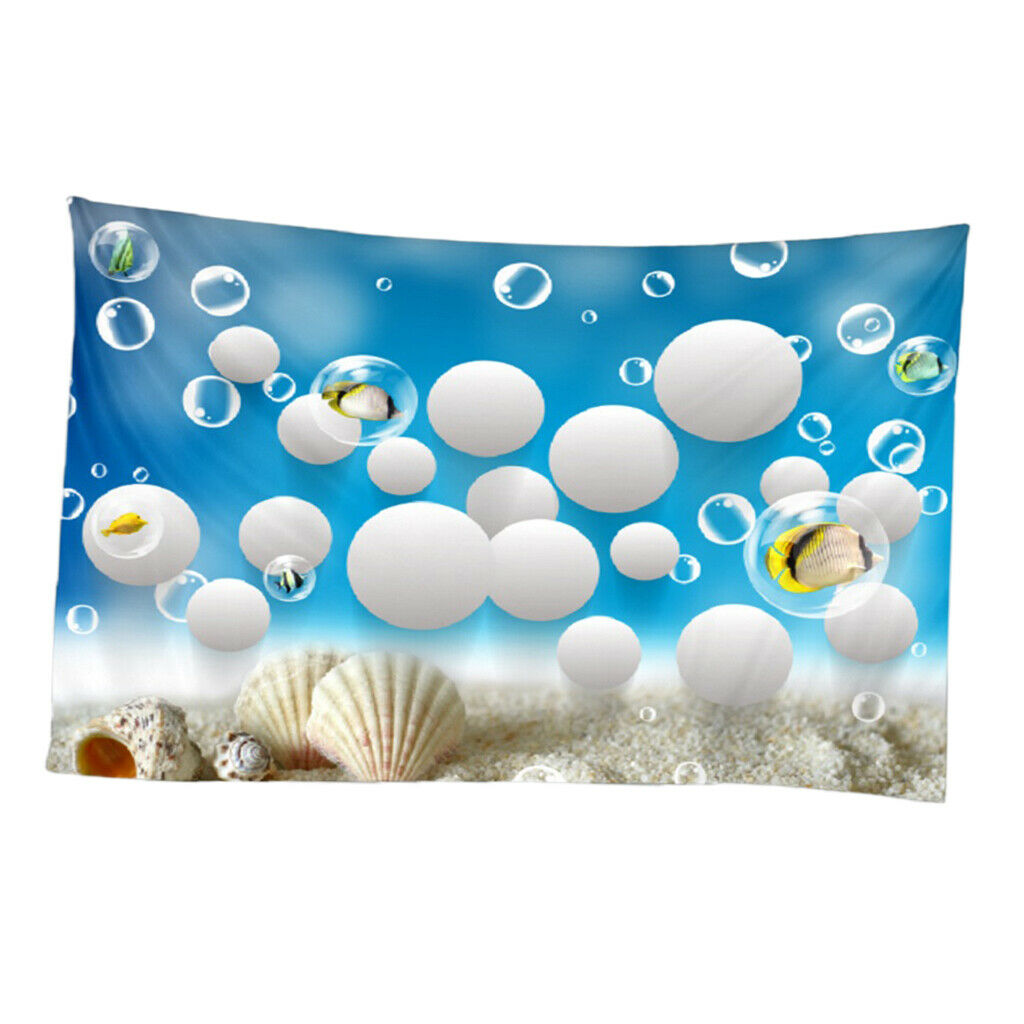 Digital Printed Undersea World Wall Hanging Tapestry Living Room 200x150cm