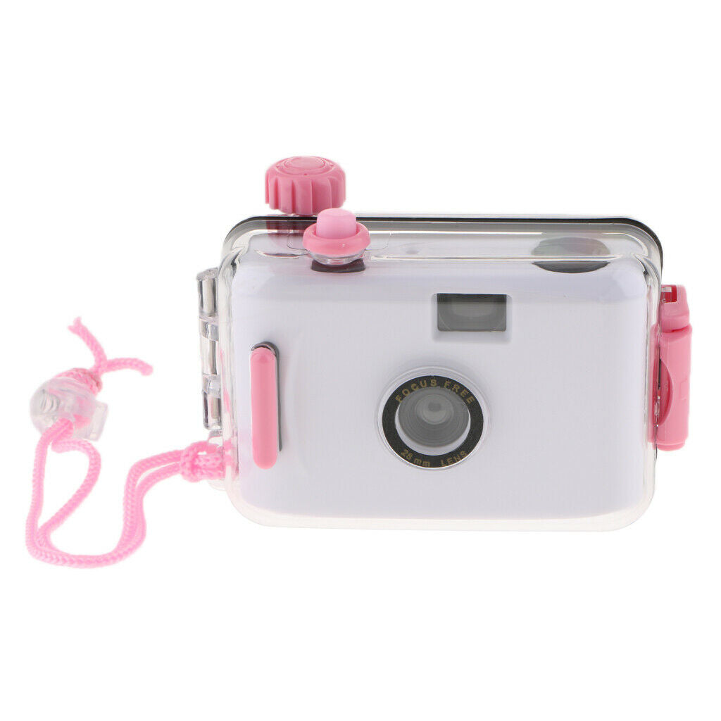 Underwater Waterproof Film Camera with Housing Case Scuba Diving 16ft White