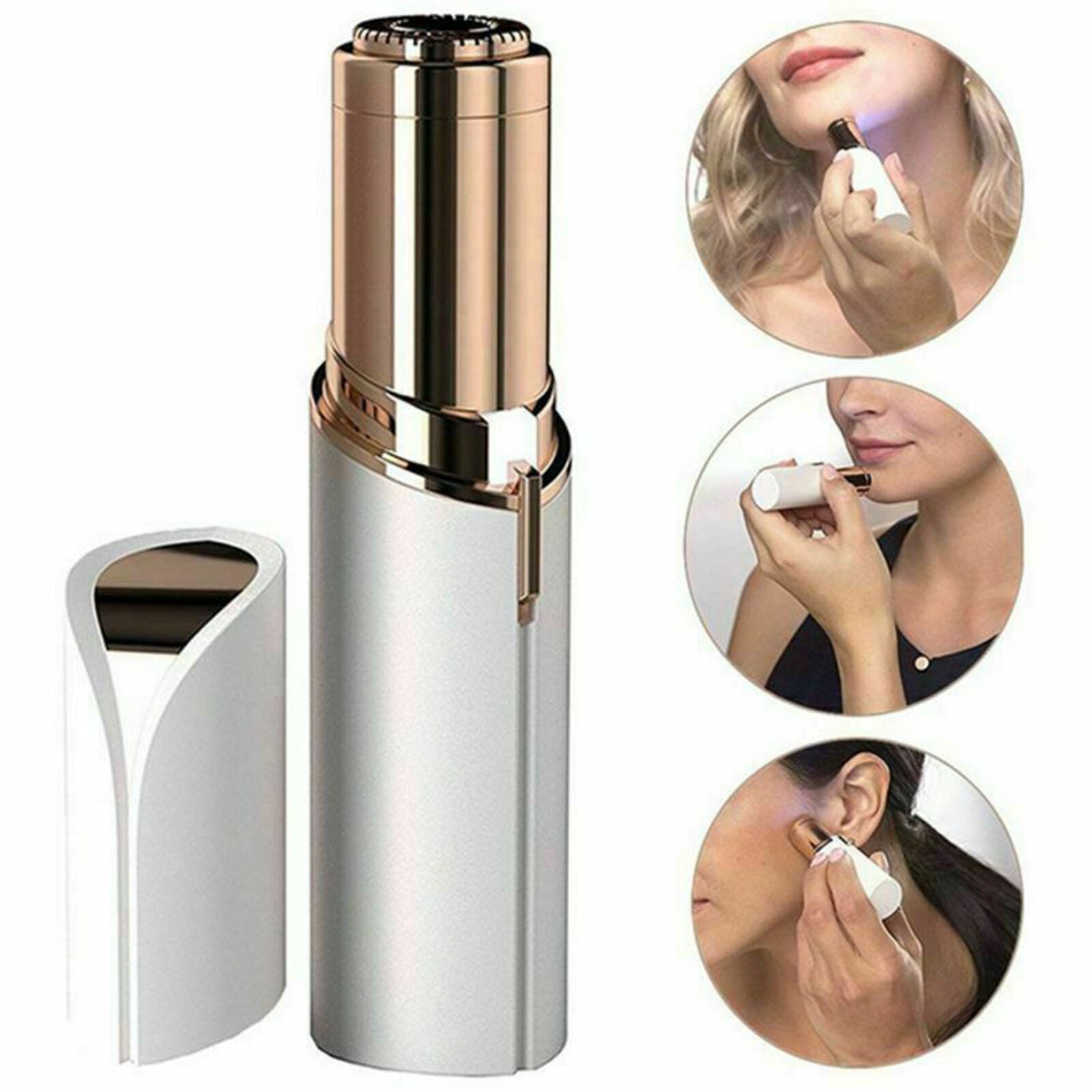 USB Women Hair Shaver Touch Hair Epilator Finishing Remover Painless Facial