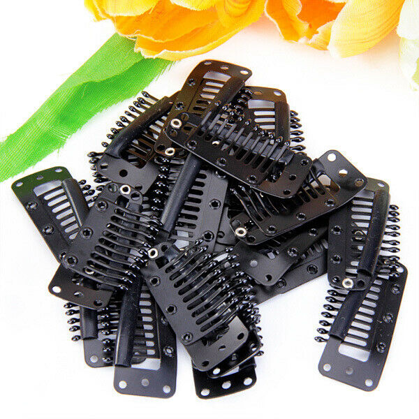 40Pcs Wig Snap Clips Cip-in Toupee Hair Wig