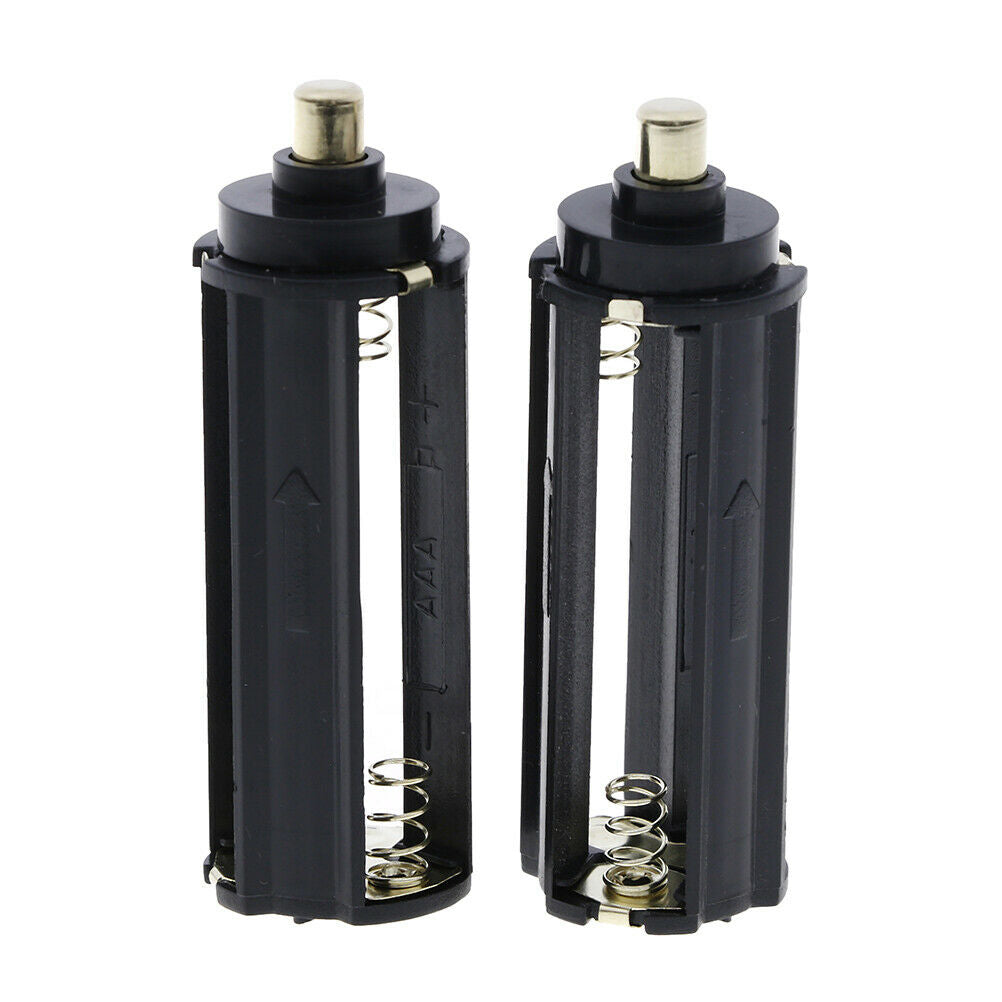 2PCS plastical battery holder box case 3 AAA to 18650 battery converter  .l8
