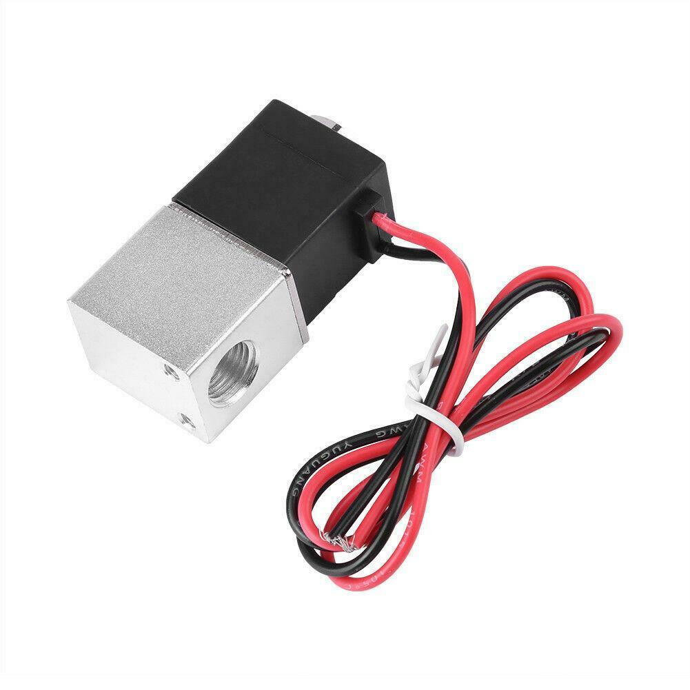 DC12V Normally Closed Fast Response Electric Air Oil Water Solenoid Valve @