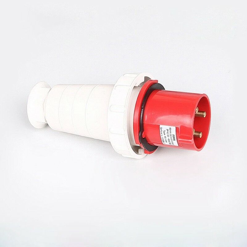 1PCS Industrial Plug Waterproof Three-phase four-wire 63A-6H 380-415V 4 PIN Male
