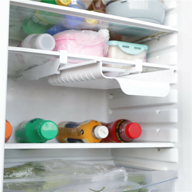 Refrigerator Storage Rack Kitchen Supplies Bag Track Telescopic Storage R EADFA