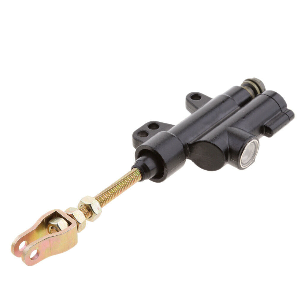 Black Rear Hydraulic Brake Master Cylinder Pump For Motorcycle ATV