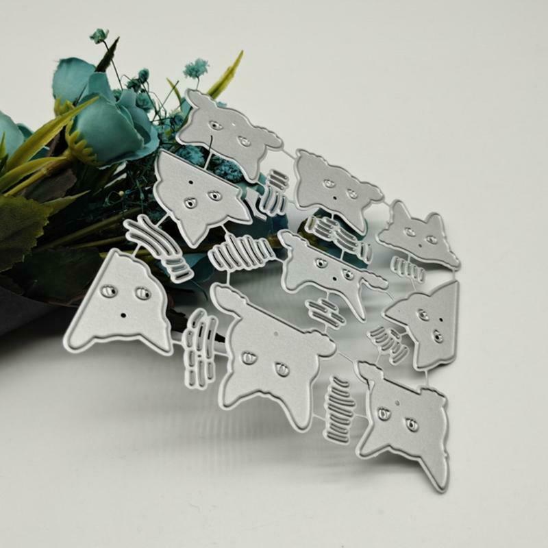 Cat DIY Embossing Carbon Steel Mould  for Album Paper Card Making