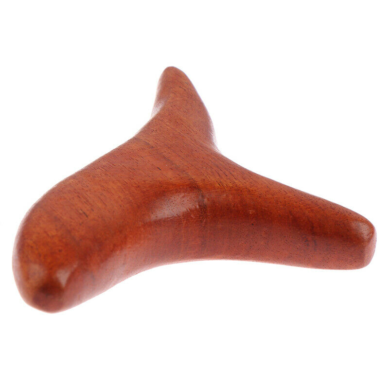 Wooden Triangle Body Massager Acupuncture Therap Reflexology Relax Stress.l8