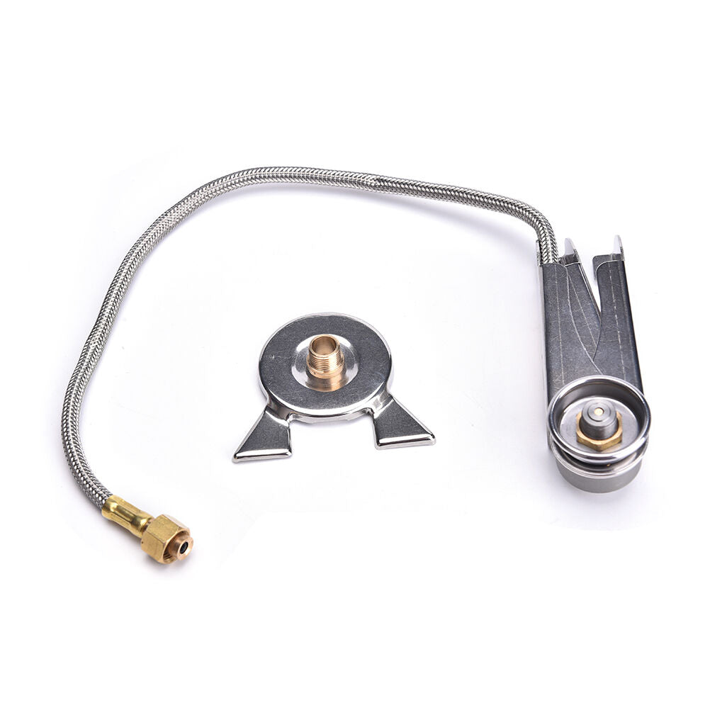 Outdoor Camping Stainless steel Stove Adapter Link Adaptor Nozzle Gas Bottle& XC