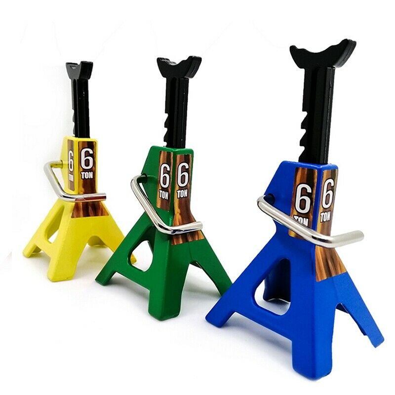 Metal Jack Stands 6 Ton Height Adjustable for 1/10 RC Cler Truck Car 4 SCX10 SL9