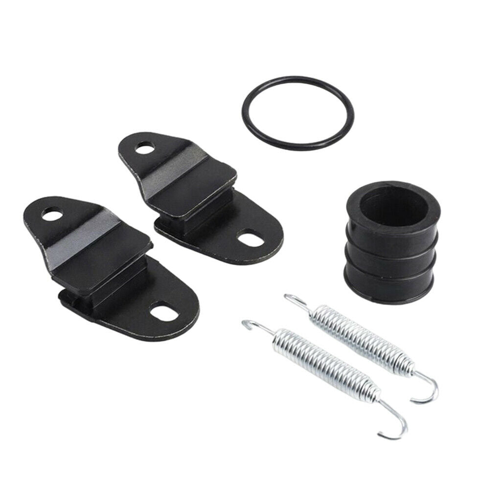 Durable Exhaust Muffler Bracket with Cylinder Spring&Washer for Yamaha 87-06