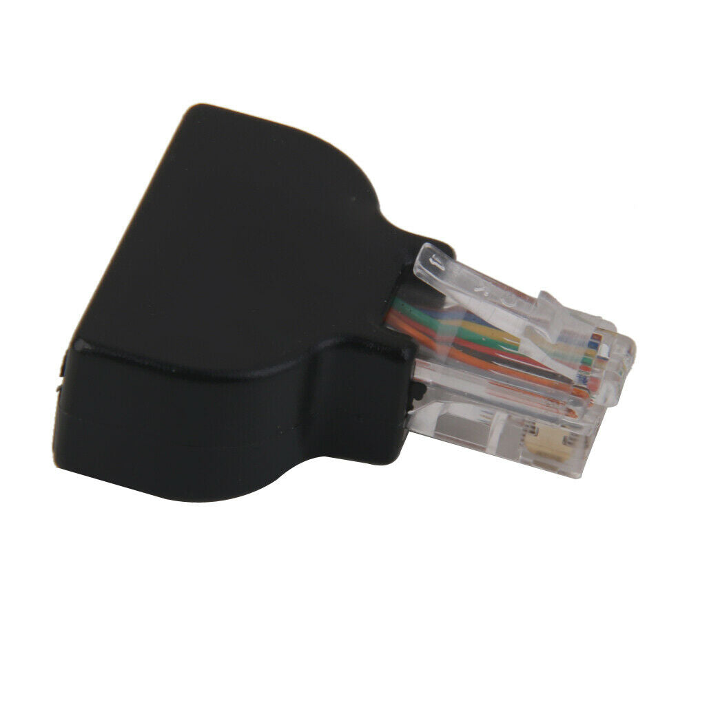 Generic RJ45 Male Plug to AV 8 Pin Screw Terminal Adapter Block ADAPTER