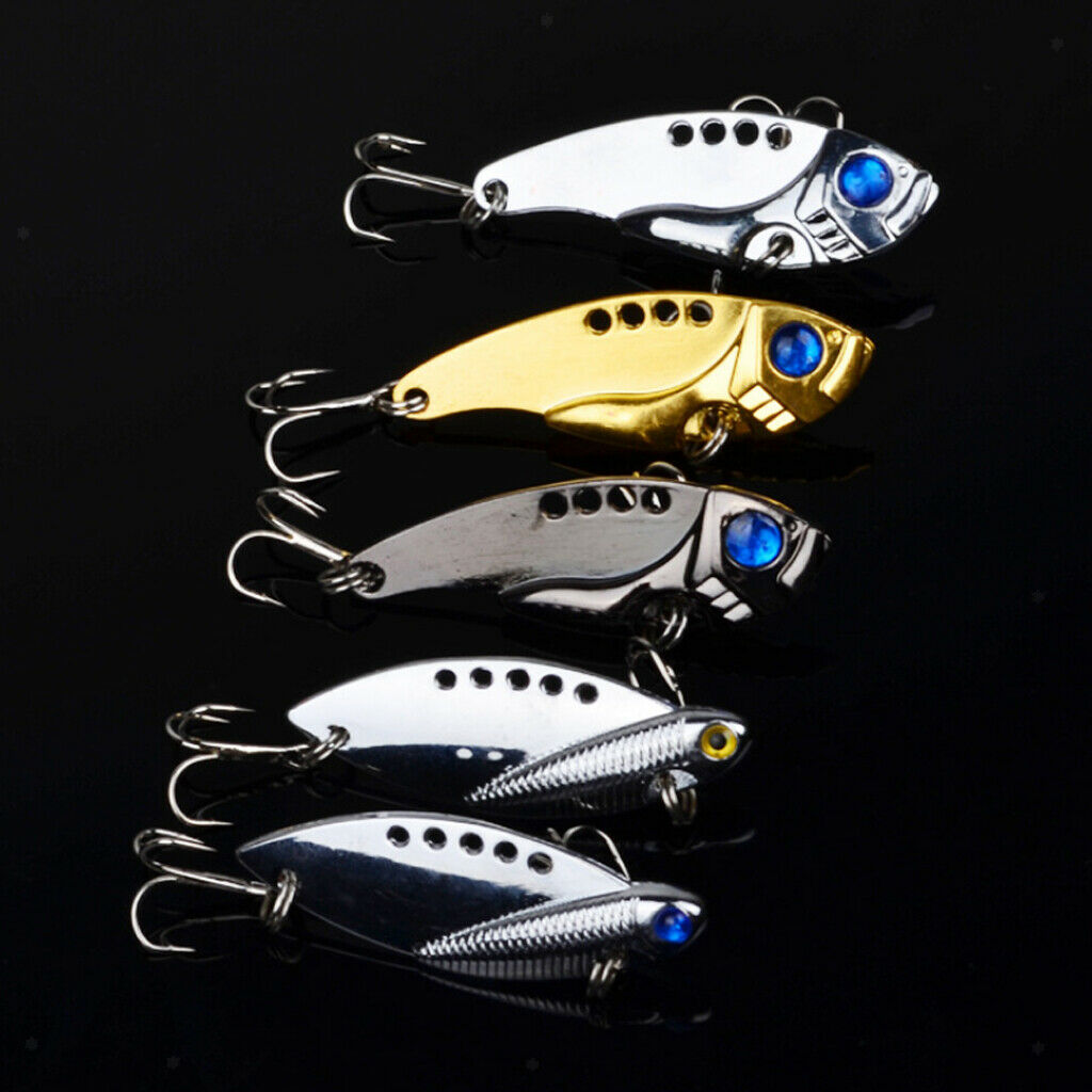 5Pcs Spoon Fishing Lure Hard Bait Fishing Artificial Bait Fishing Equipment