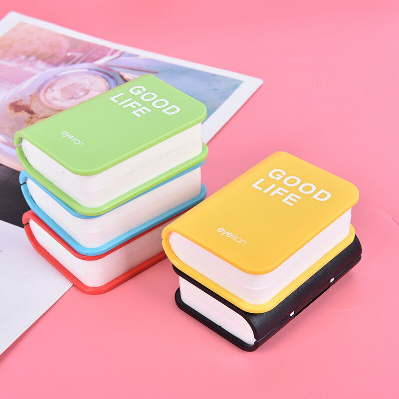 Book Travel Glasses Contact Lenses Box Contact lens Case for Eyes Car NT.l8
