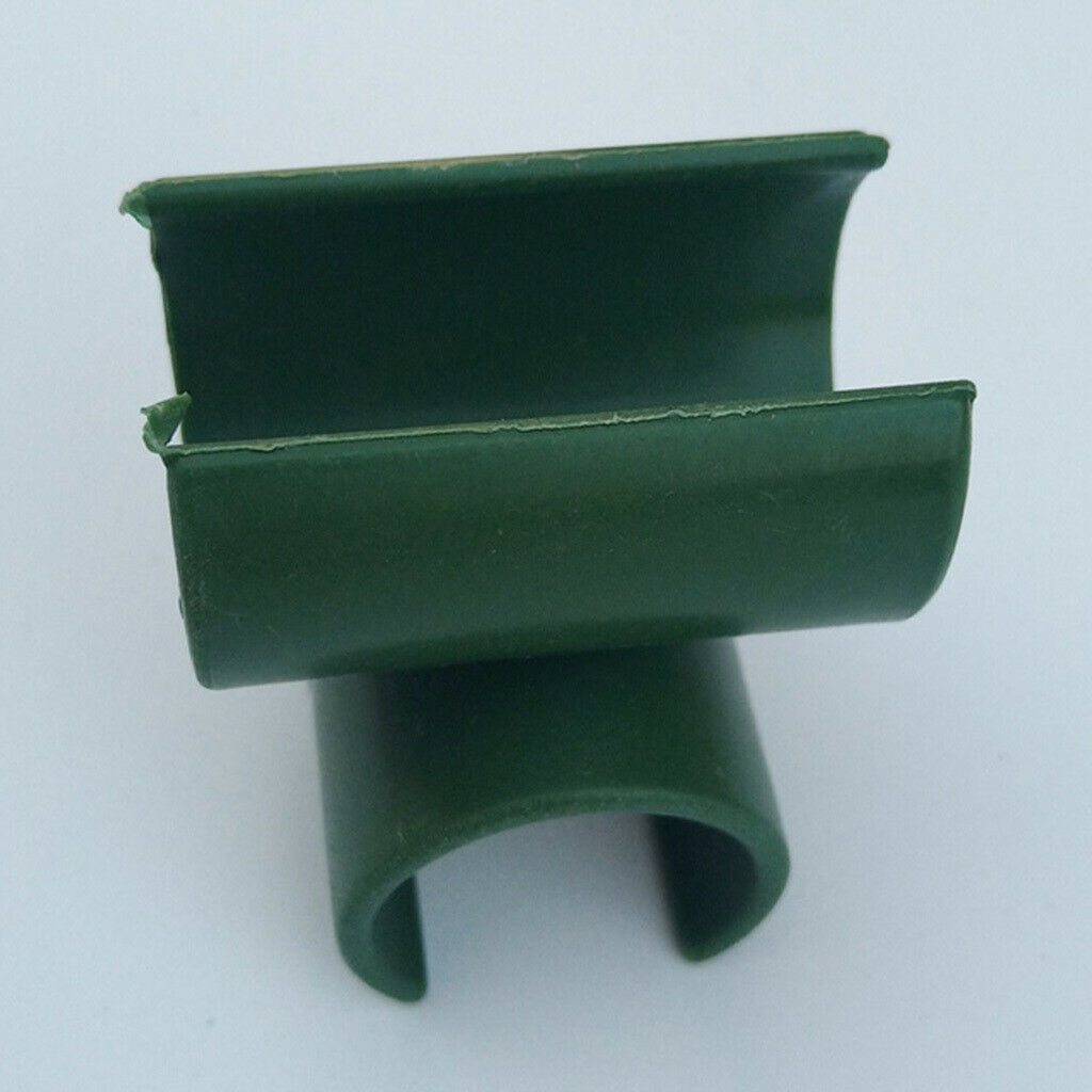 20X PLANT TRELLIS CONNECTOR CLIP ADJUSTABLE PLANT CROSS CONNECTOR STAKE CLIPS UK