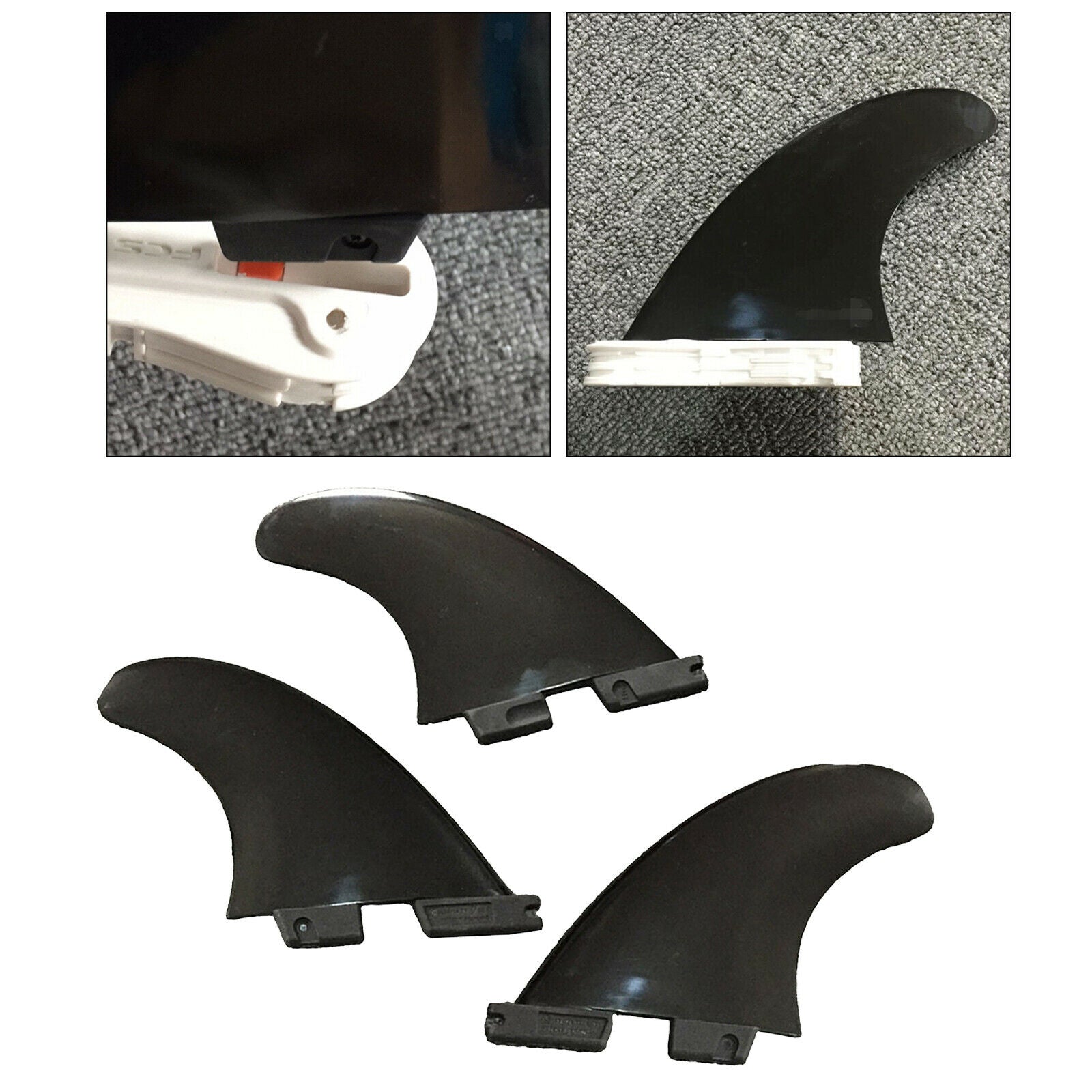 3x Surfboard Center Single Fin Thruster Reinforced Paddleboard Surf