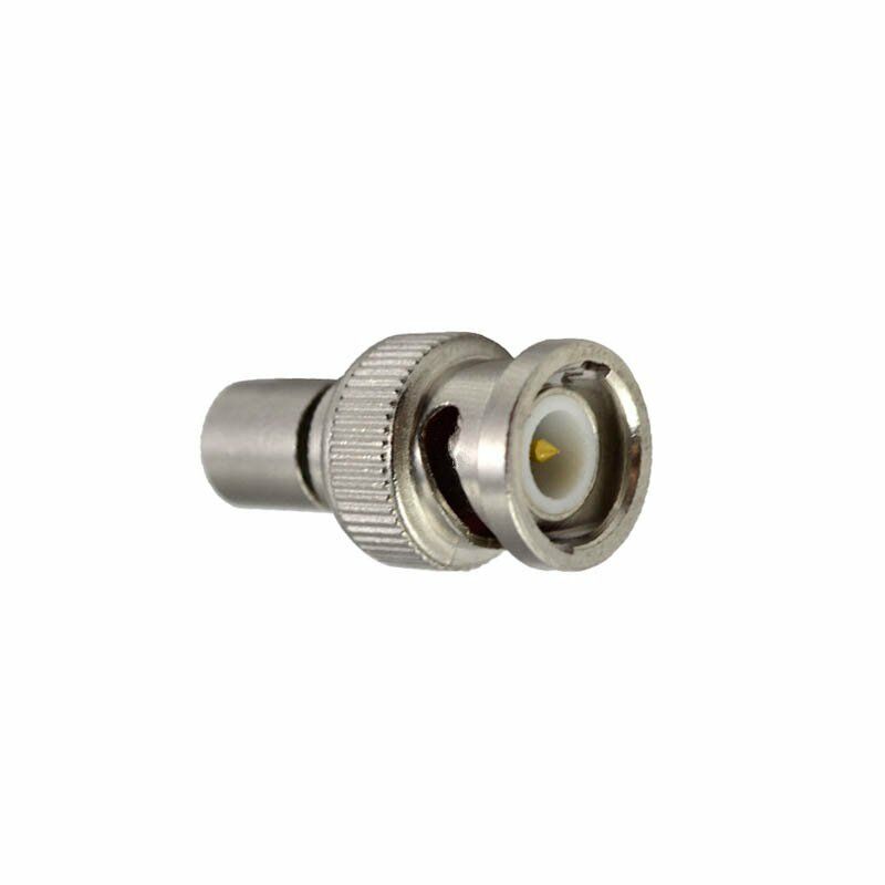 75 Ohm BNC Male Plug Protector Straight RF Coaxial Adapter Connector Alloy New