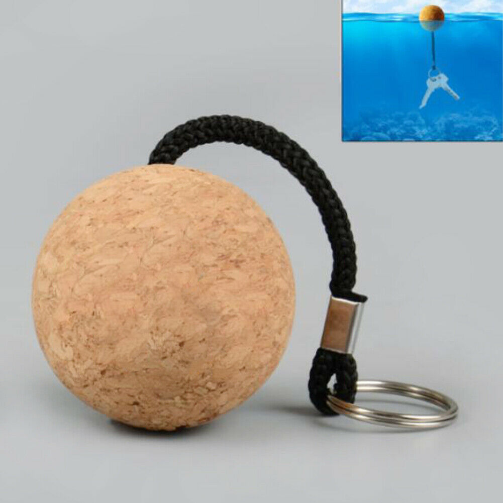 50mm Boat Floating Cork Keyring Water Buoyant Ball Floating Kayak Float Keycha