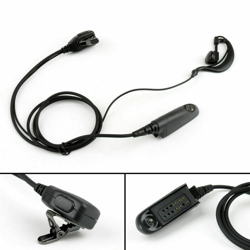 5x G-Shape Ear Hook Earpiece Headset For  GP380 GP640 680 339 Radio  AT2