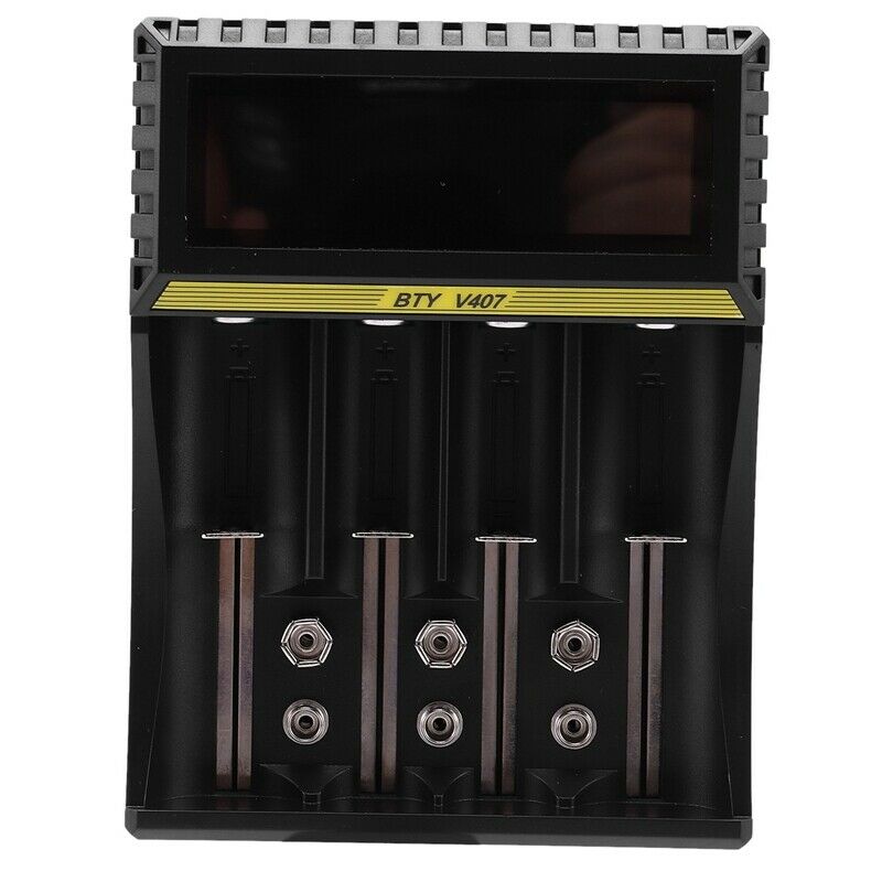 BTY-V407 Battery Charger Li-ion Li-fe Ni-MH Ni-CD Smart Fast Charger for 18650K6