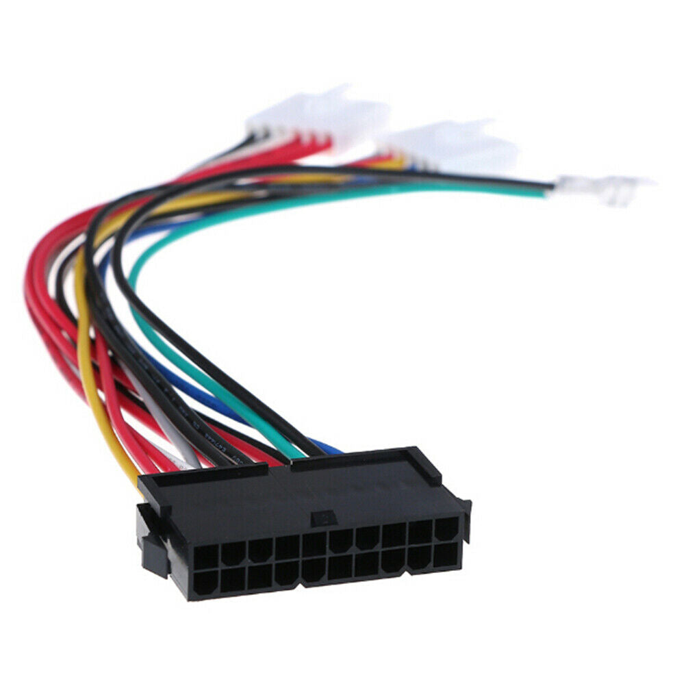 20P ATX To 2 Port 6Pin AT PSU Converter Power Cable For Computer 286 386 .l8