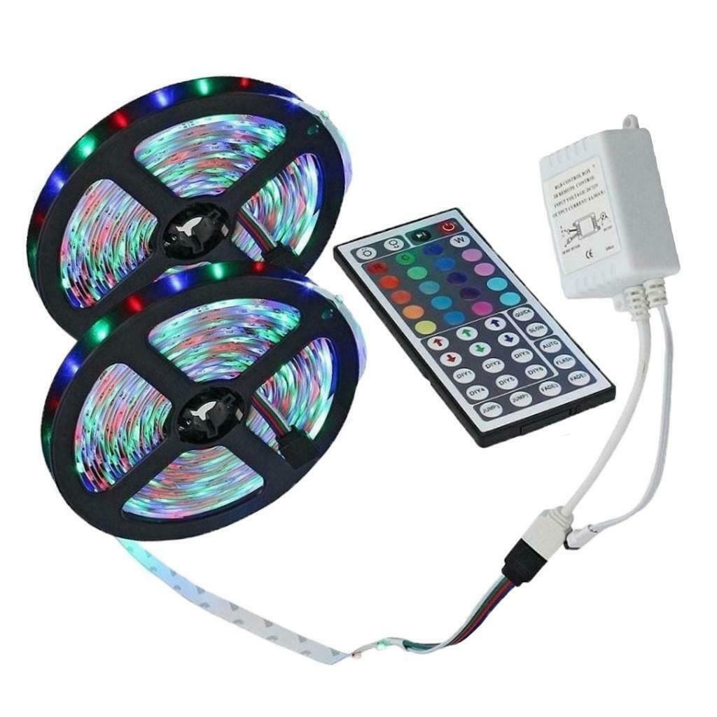 4.8W 10m LED Color Changing Light Strips Battery Powered Indoor Night Lamp