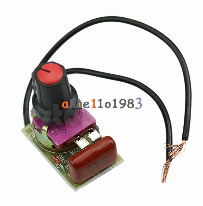 100W Dimmer Module with Switch Speed Regulation Module DIY Kit Components