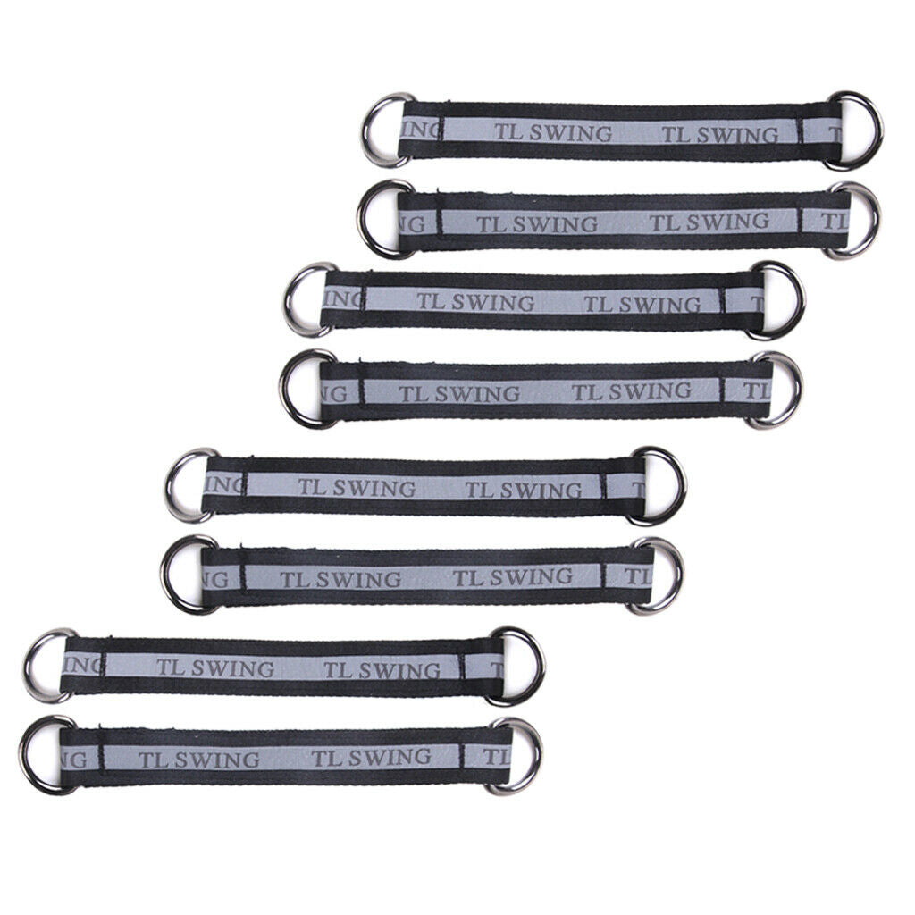 4 Pair Heavy Duty Hanging Straps Belt Fits For Swing Chair And Hammock 24cm