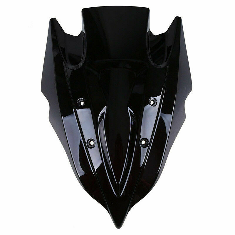 Black Motorcycle Windshield Windscreen ABS Fit for Kawasaki Z750/Z750R 2013-15
