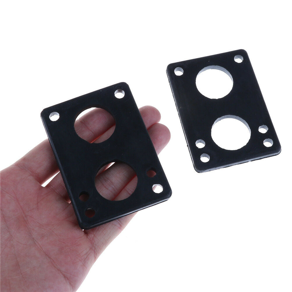 2pcs 0.24"/6mm Soft Skateboard Riser Shock Pads Longboard Shock pads Supp.l8