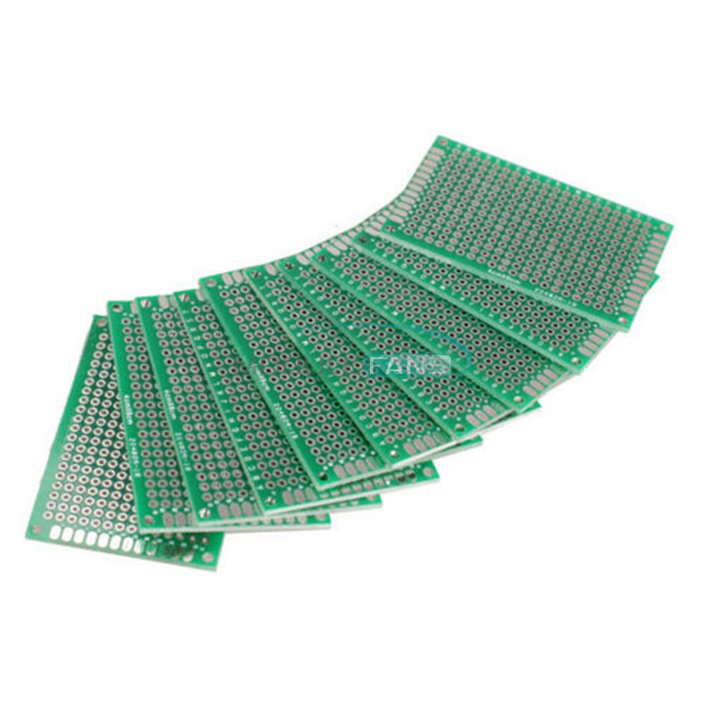 2PCS Prototype PCB Double Side Bread board Tinned Universal 4x6 cm 40x60 mm FR4