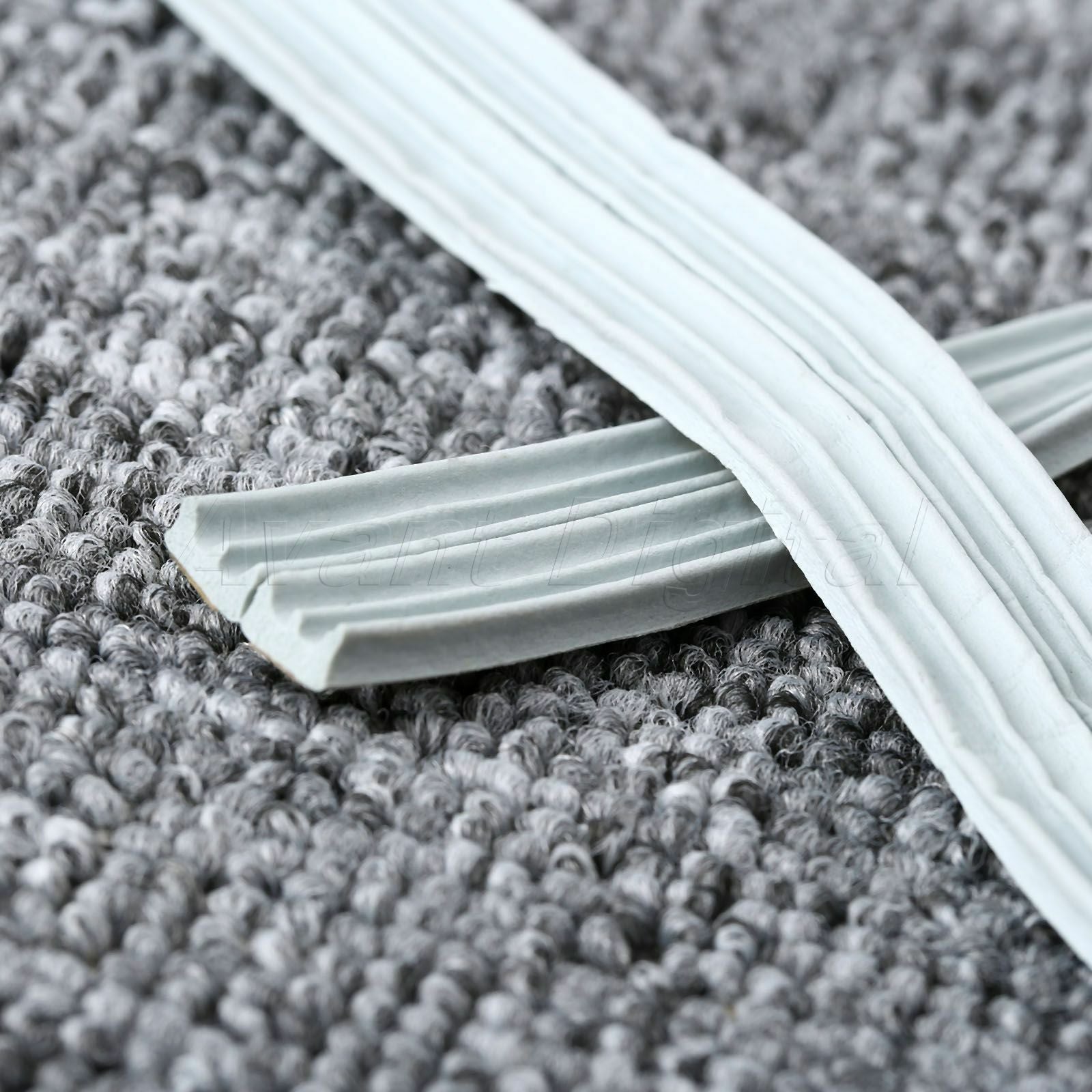 5M E-type Car Window Door Foam Draught Self Adhesive Excluder Rubber Seal Strip
