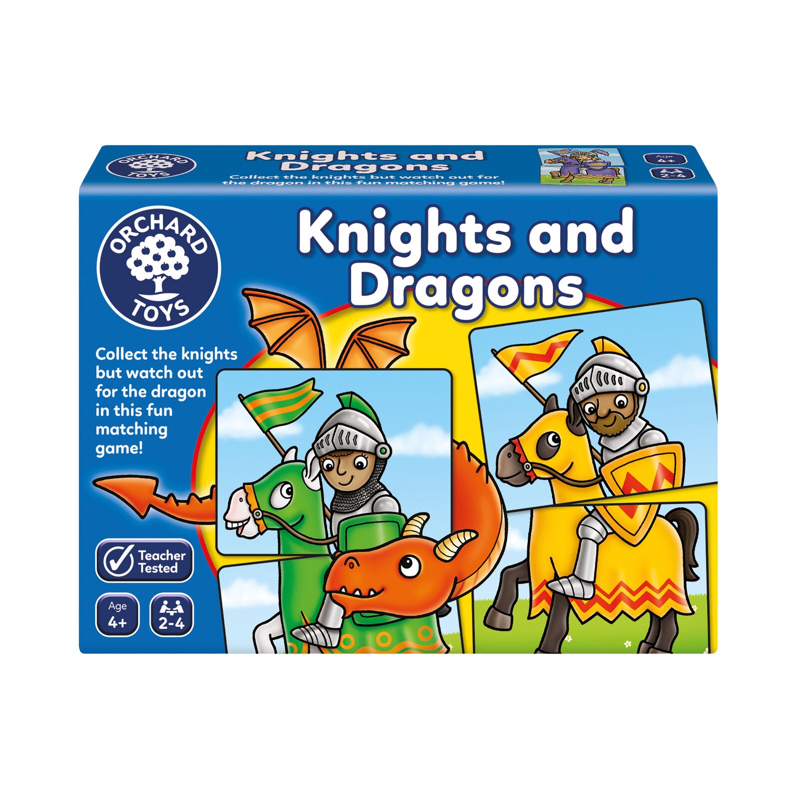Orchard Toys 096 Knights & Dragons Colour & Matching Game Family Children Age 4+