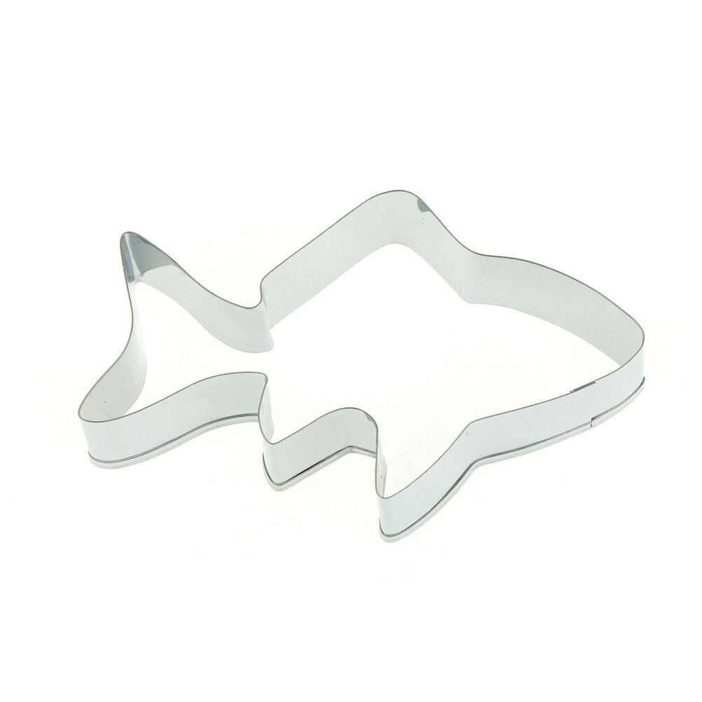 fish shaped stainless steel cookie cutter biscuit cutter baking cookies mold  Tt