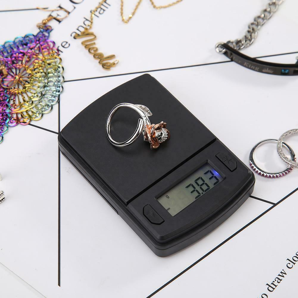200g/0.01 Precise Digital Scale LCD Backlight Pocket Palm Units Changeable @