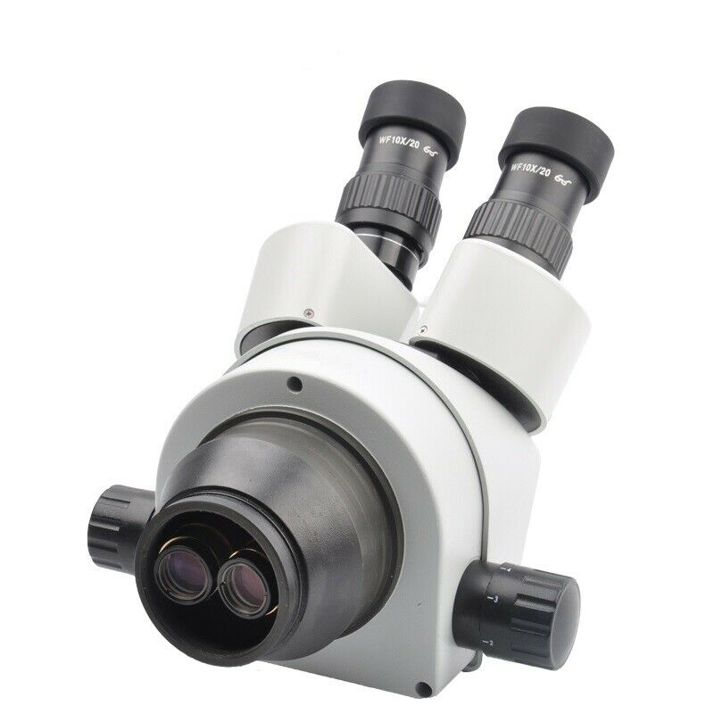 7X-45X Simul-focal Trinocular Zoom Stereo Microscope Head with CTV CCD Adapter