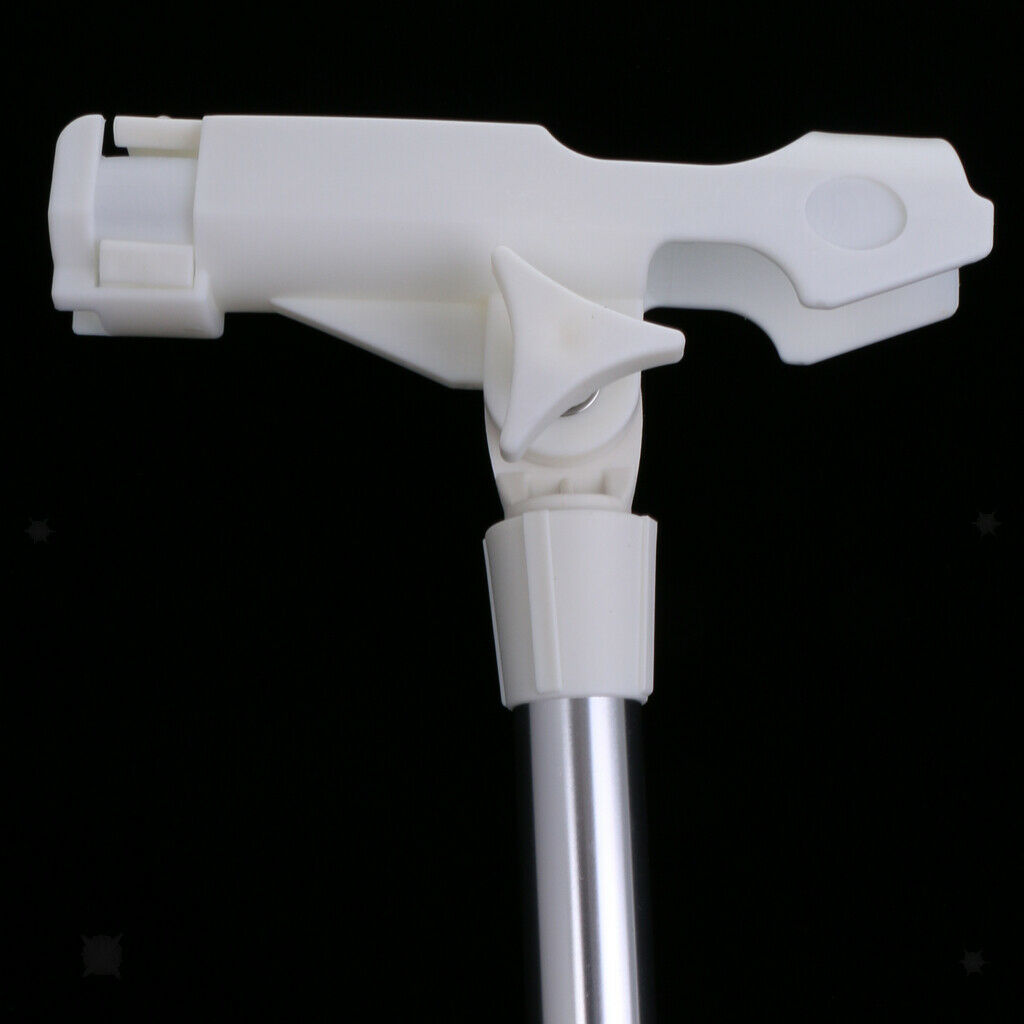 2 Pcs Angle Adjustable Single Outrigger Rod Holder Boat Fishing Rod Tube