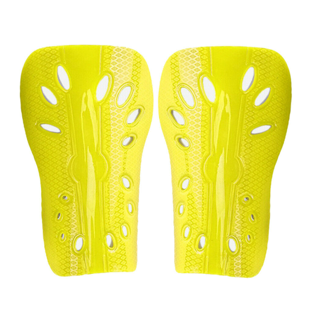 Football Training Shin Leg Guard Soccer Pads Support Protector Equip Yellow