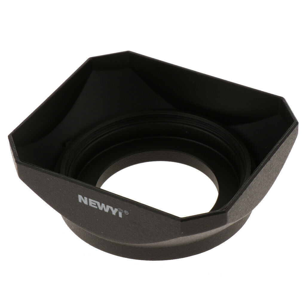 37mm Square Lens Hood with Screw for Canon   Sony Camera Universal