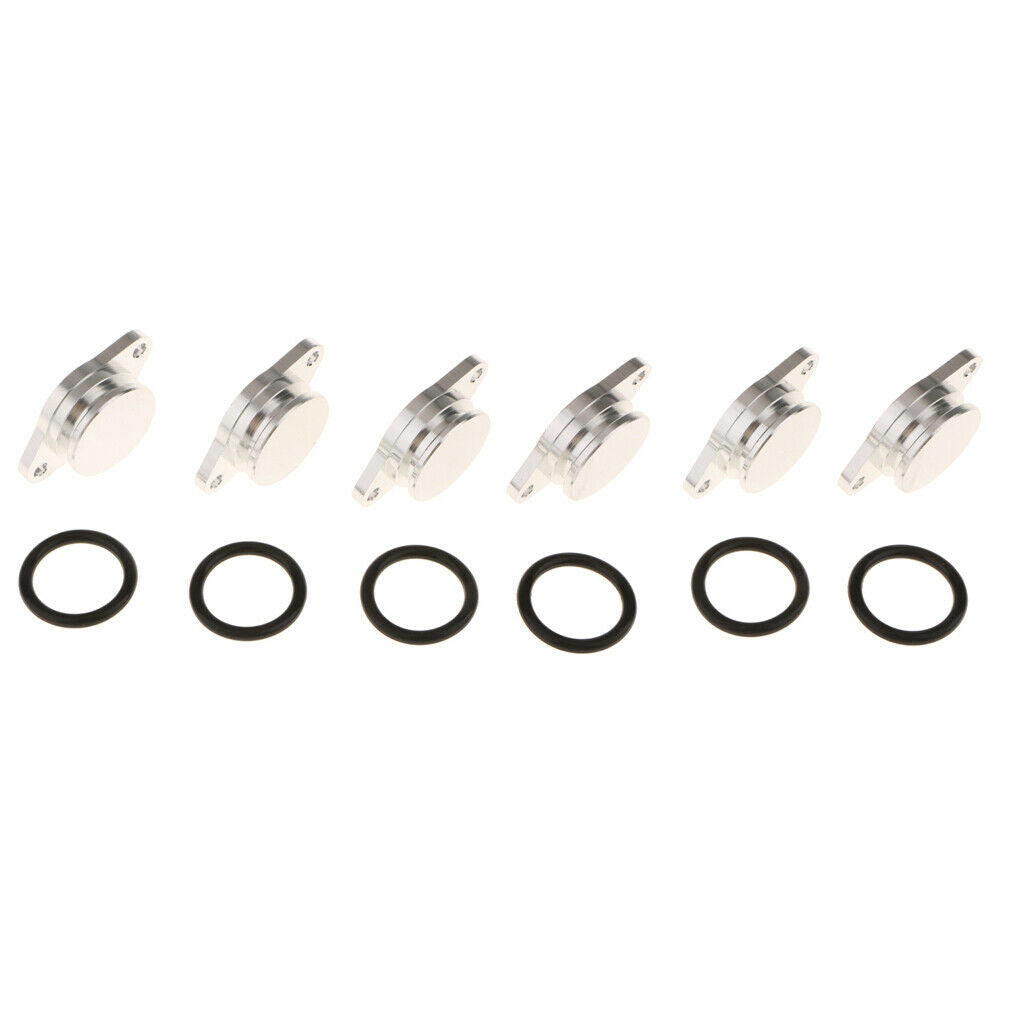 6 Pieces 33mm Swirl Flap Blanking Bungs Gaskets for BMW 3 5 7 Series X3 X5
