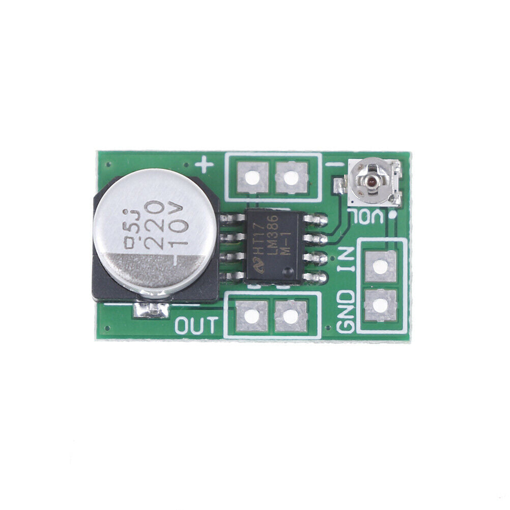 DC 3V~12V 5V 6V LM386 mini micro audio power amplifier board AMP module 75  CRDD
