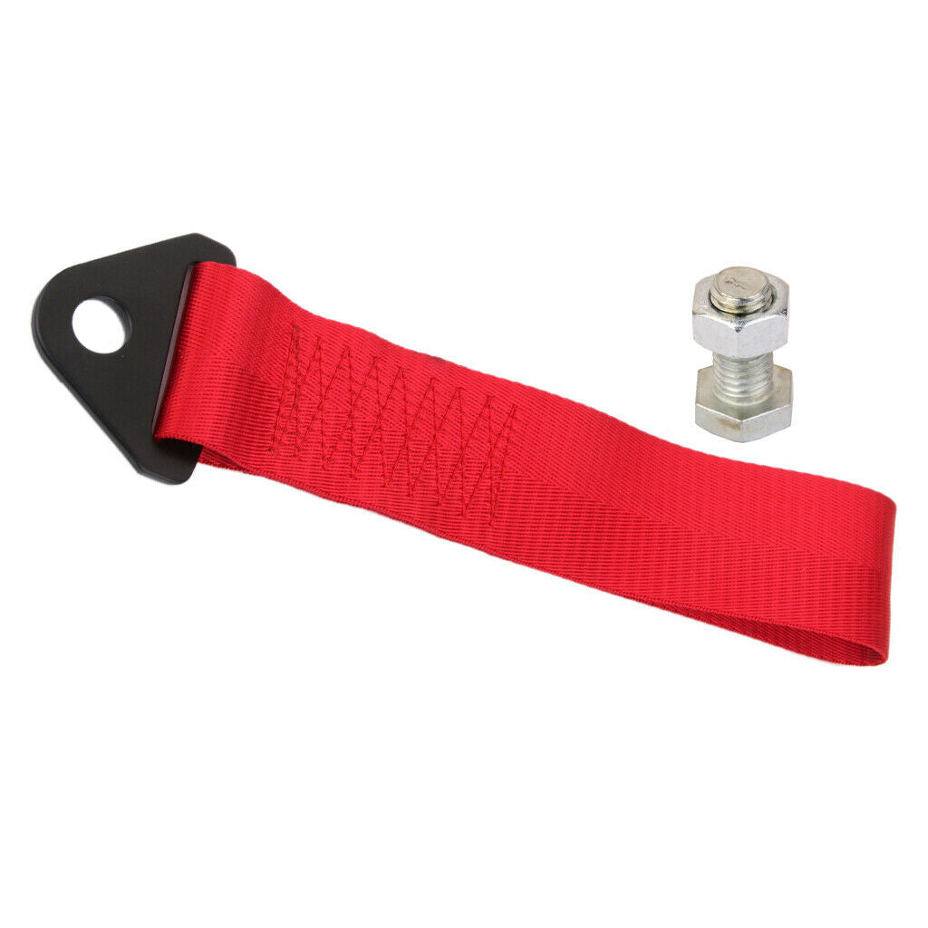 24x5cm Heavy Duty Nylon Tie Down Ratchet Strap Set Car Trailer Boat Red