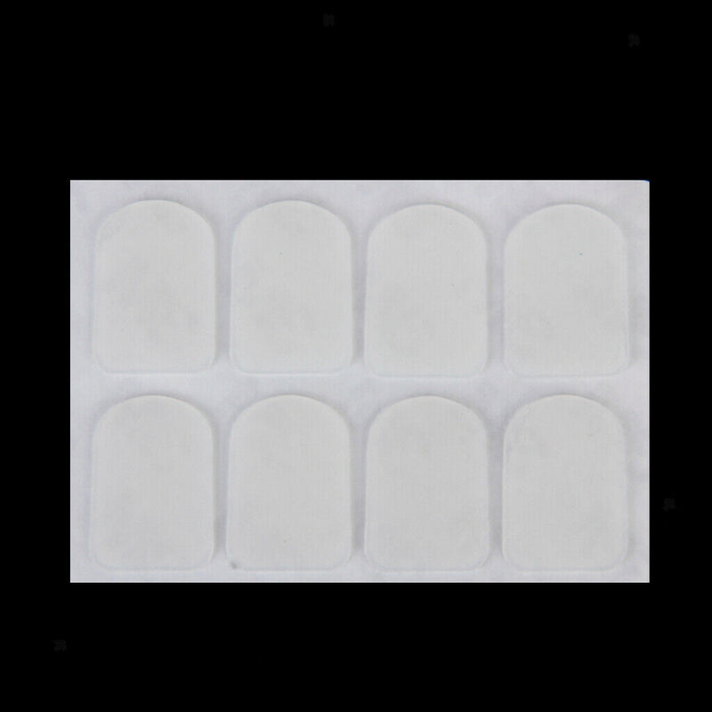 8x Clarinet/Soprano Saxophone Mouthpiece Patch Cushion Silicone Pads Clear 0.8mm