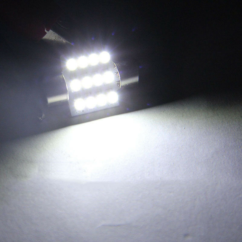 13PCS T10 & 31mm Xenon WhiteLED Lights Interior Package License Plate Light