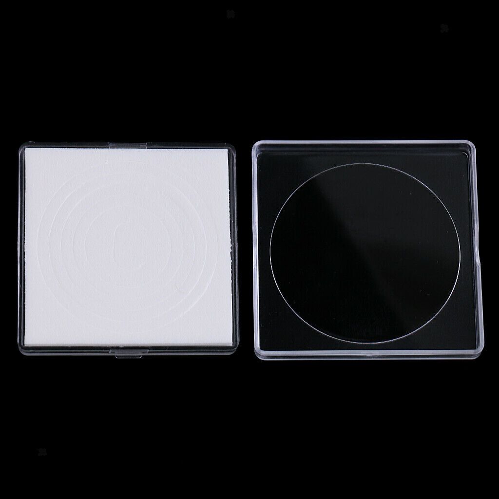 40x Transparent Coin Display Holder Container 38mm/33mm/28mm/23mm/18mm