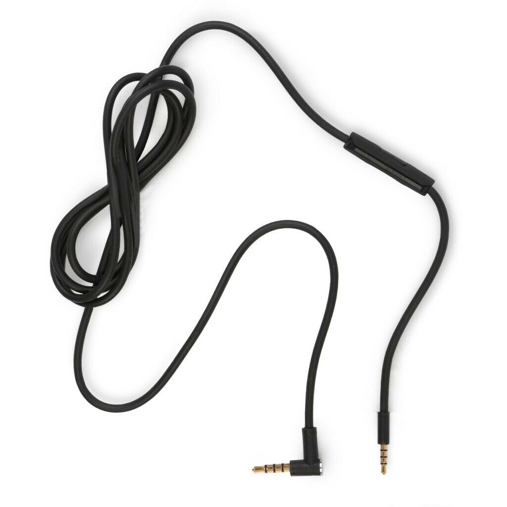 Audio Cable w RemoteTalk for AKG Y45BT Y50 Y40 Y55 Headphones Black Aux Wire