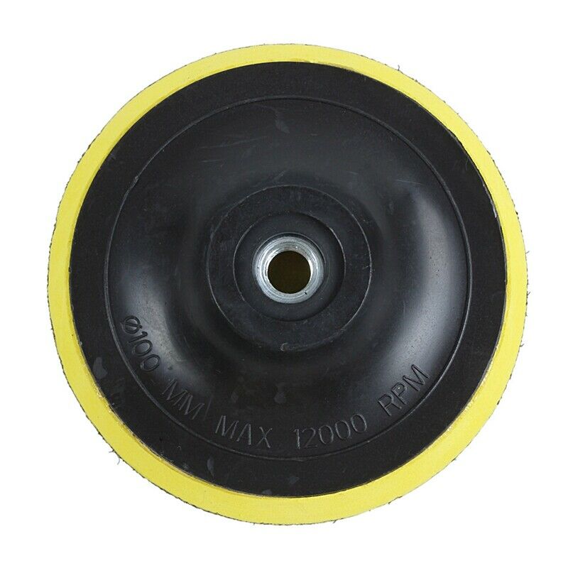 Angle Grinder Sanding Polishing Hook and Loop Backing Pad 4" Dia E2H1