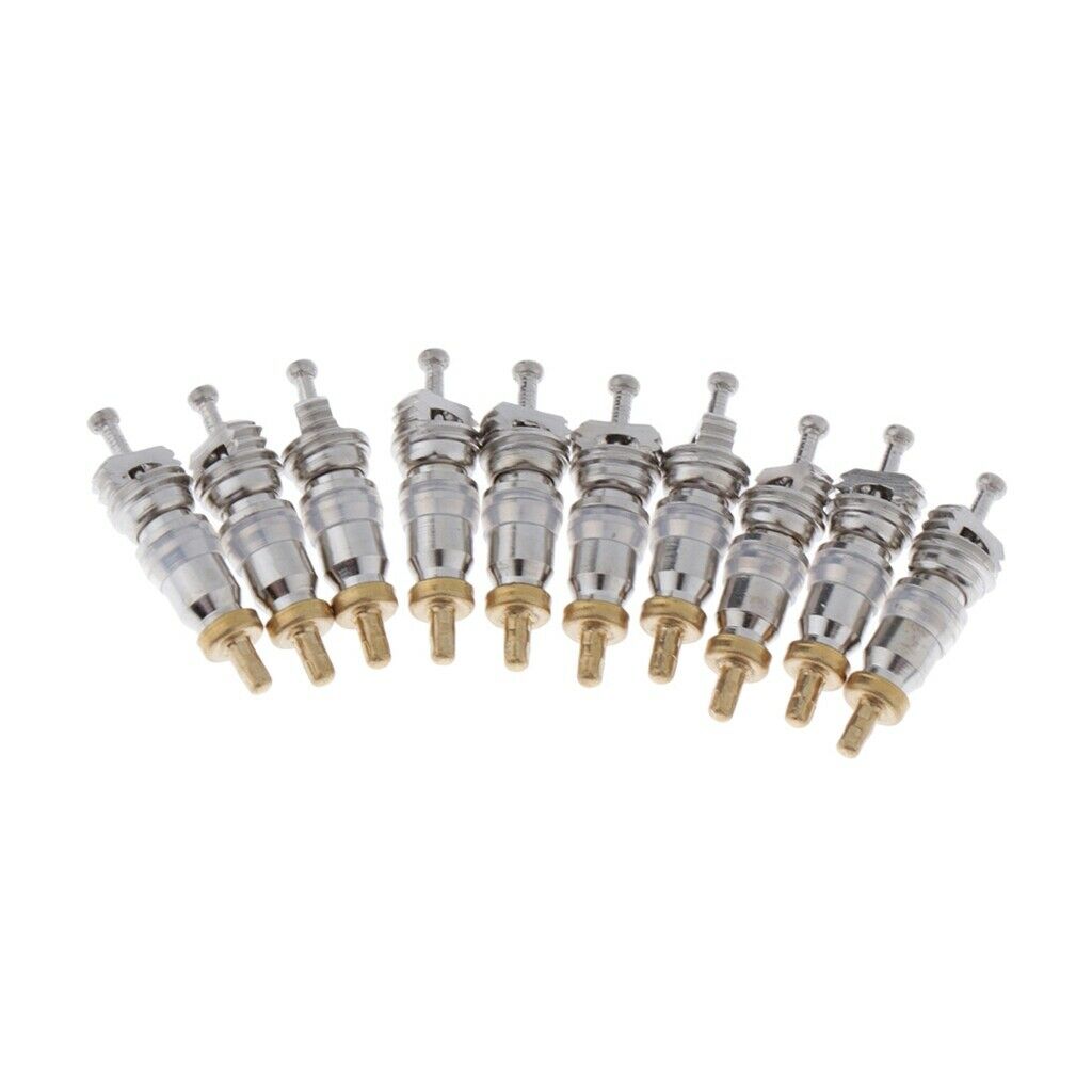 10Pcs R410 Brass Air Conditioner Valve Cores Replacement AC Accessories