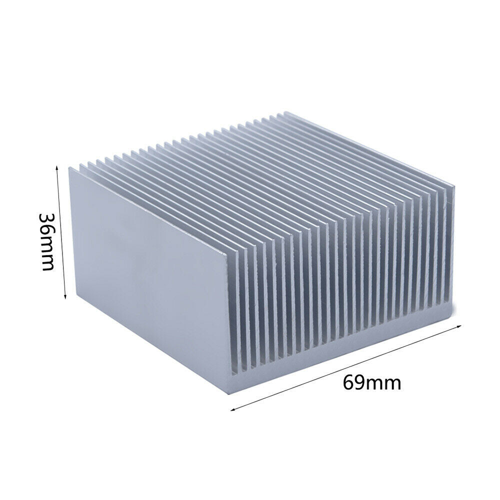 Aluminum Heat Sink Cooler Radiator CPU LED Component Heatsink Supply 69*69*36mm