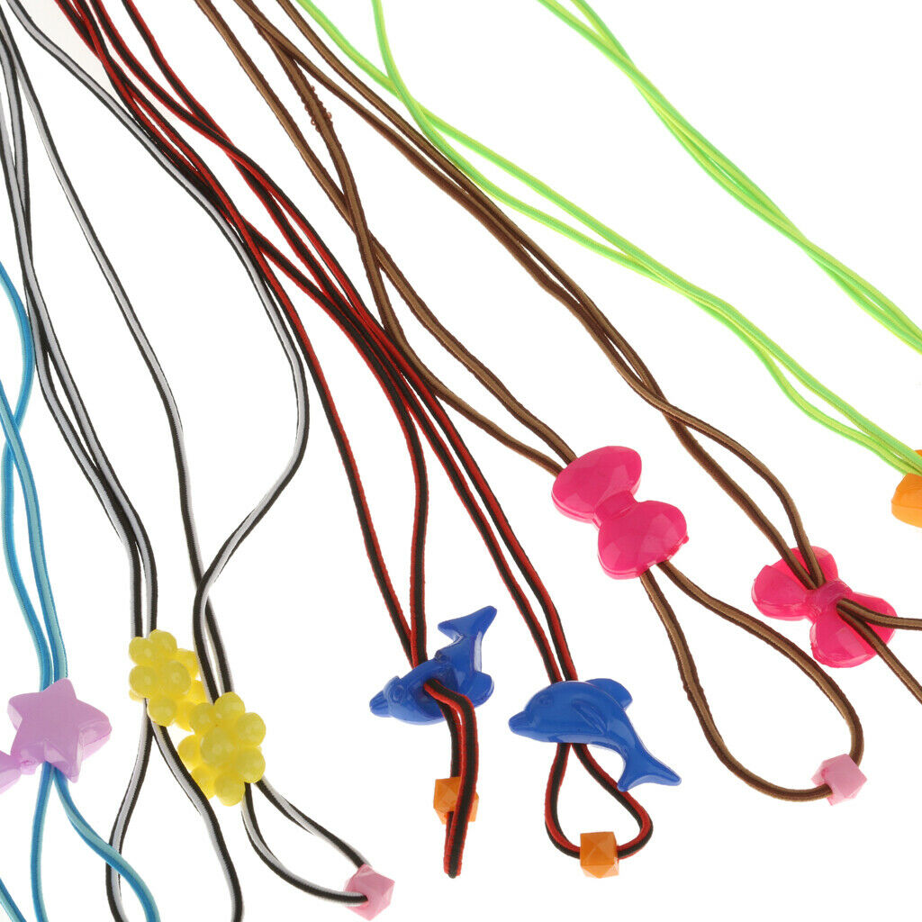 12Pcs Elastic Kids Eyewear Strap Eyeglass Holder Glasses Neck Cord